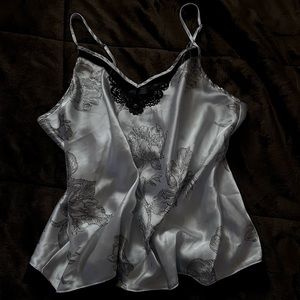 Silk sleepwear top really comfy!